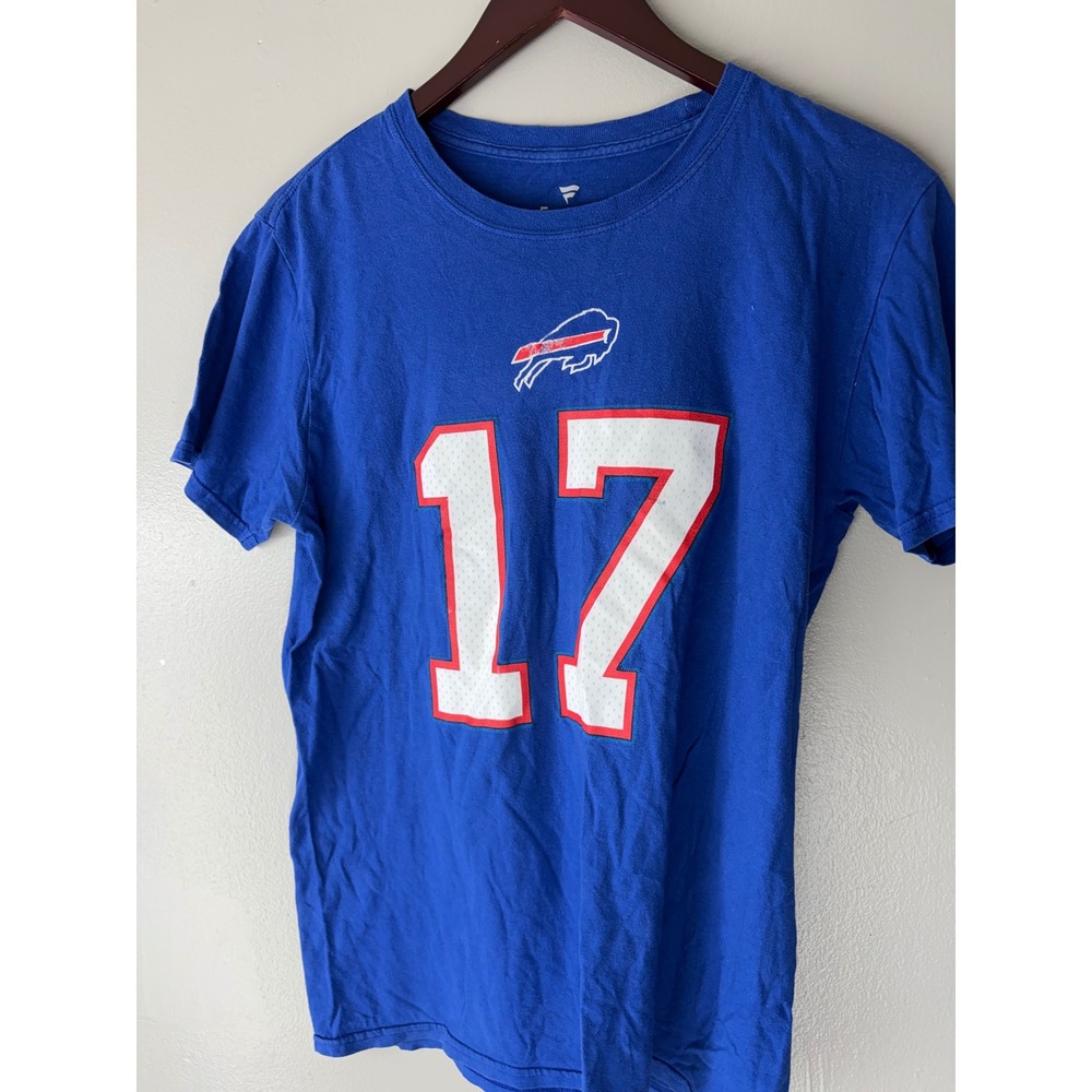 Fanatics Buffalo Bills Josh Allen 17 Player T-Shirt Blue Mens Medium